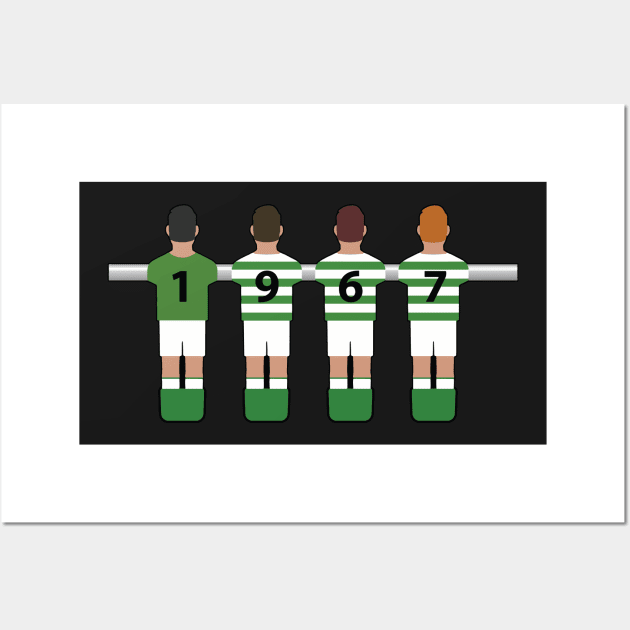 Lisbon Lions 1967 Foosball Wall Art by TeesForTims